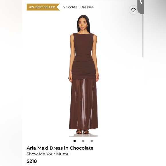 Show Me Your MuMu Dresses & Skirts - Show Me Your Mumu Maxi Dress in Chocolate Brown